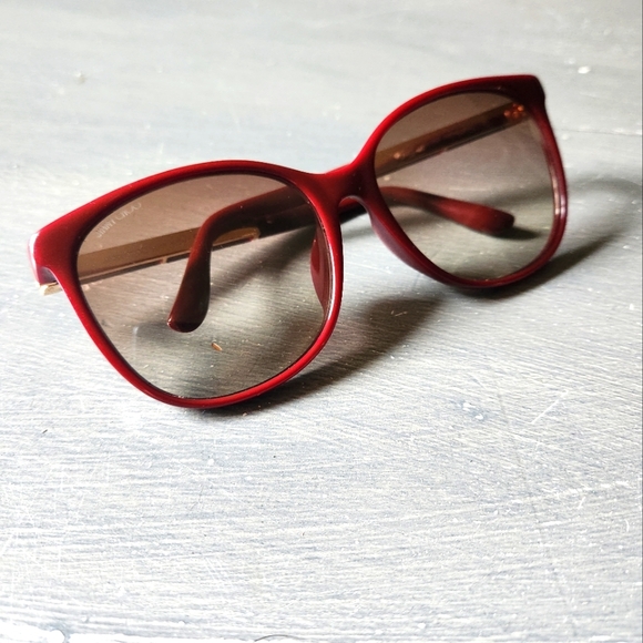 Jimmy Choo Charly sunglasses, dark red - Picture 1 of 8